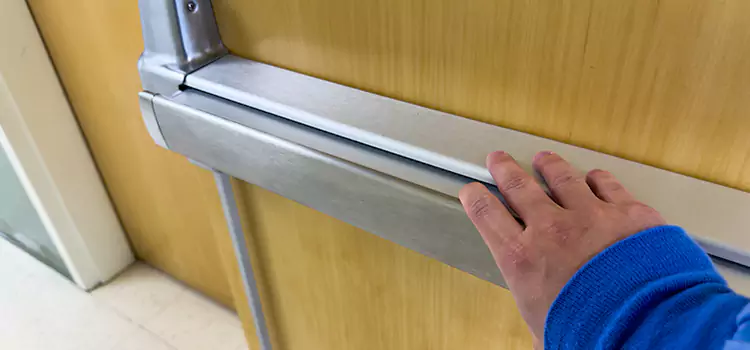 Installing a Push Bar on a Door Vicksburg